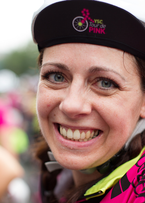 Jennifer Merschdorf at YSC Tour de Pink