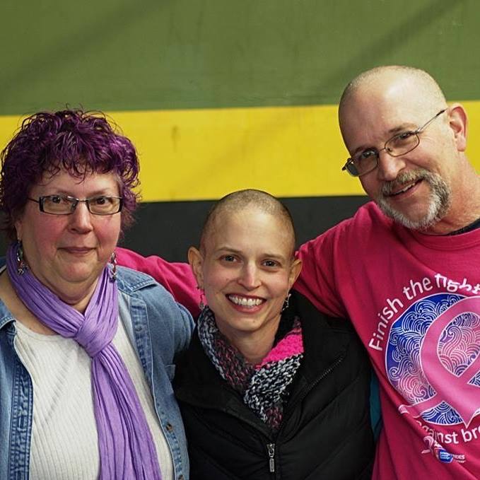 Katie Dunn and Parents