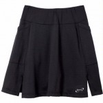 Terry Black Flare Skort Padded