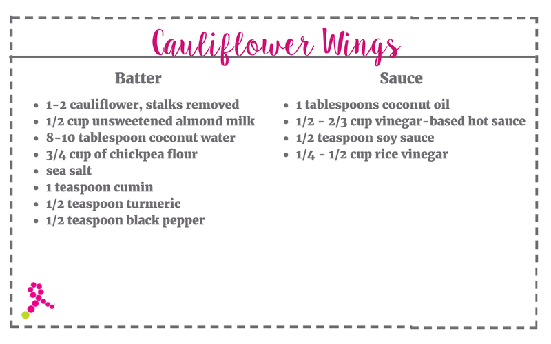 Cauliflower Wings